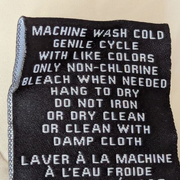 7 For All Mankind Faux Leather Size S Wrap Dress Off White/Ivory NWT - Picture 13 of 13